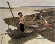 Pierre Puvis de Chavannes The Poor Fisherman oil painting reproduction